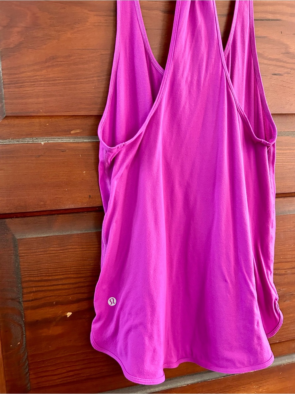 lululemon athletica Women's Magenta Racerback Tank Top Built-In Bra Strap Holder - Picture 3 of 8